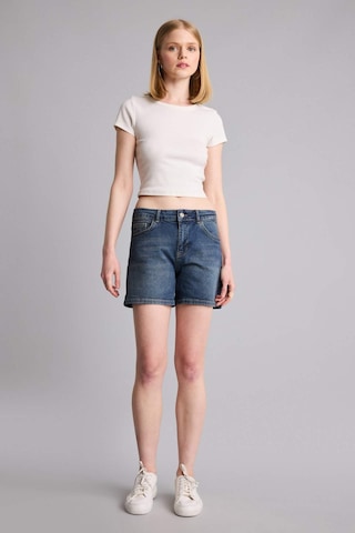 Defacto Slim Fit Normal Bel Şort H6236ax26smnm28 Mavi-nm28