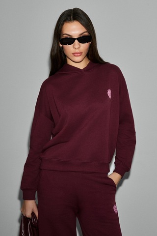 Urban Beat Elıtsa Kadın Bordo Sweatshirt Bordo