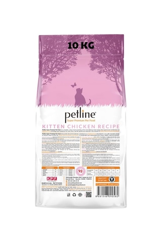 Junior Kitten Tavuklu Kuru Kedi Maması, Yavru Kedi, Düşük Tahıllı, Her Boydan Cins İçin, Omega 3 & 6 Katkısı,