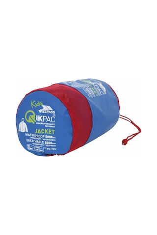 Trespass Qıkpac X - Unısex Kıds Packaway Jacket Tp75 Mavi Mavi