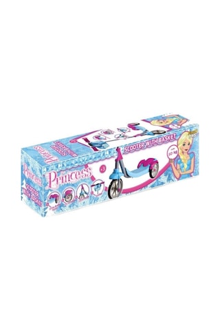 Furkan Toys Prenses Sepetli 3 Tekerlekli Scooter