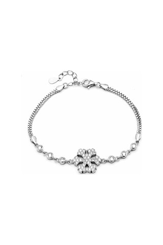 Kartanesi Tasarım Zirkon Kadın Gümüş  Bileklik