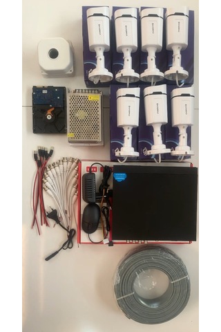 7'lı Kamera Seti - 5mp Sony Seculensli 1080p Kdj-7s-4w-p