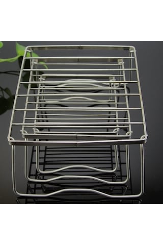 Sones Outdoor Mini Taşınabilir Katlanır Izgara Paslanmaz Çelik 304 Fırın Kafa Braketi 23x19.5x11cm Çok Renkli