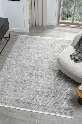 Dream Gri Halı Modern Dokuma Halı Salon Oturma Odası Yatak Odası Halısı 13842a Gri