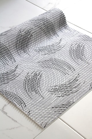 Aqua Mat Islak Zemin Kaydırmaz Çok Amaçlı Paspas 8005-çizgi Gri