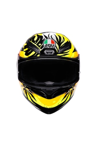 Agv Kask/k1 S Tropıcrush Black/orange Çok Renkli