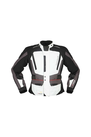Modeka Vıper Lt Waterproof Ceket Siyah Açık Gri