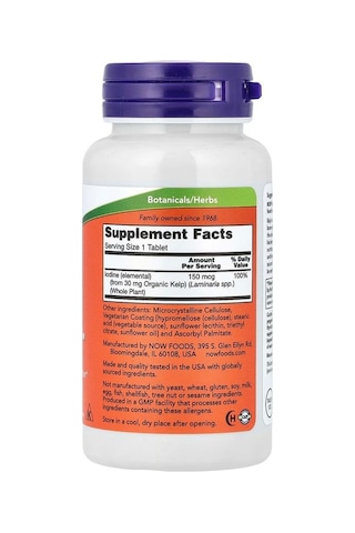 Now Foods Kelp 150 Mcg 200 Kapsül
