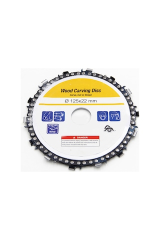 Singree 125mm Açımlı Taşlama Zincir Diski - Ahşap, Levha, Metal Kesim Ve Zımpara İçin Uyumlu Değiştirme Aksesuarı 22mm Çap