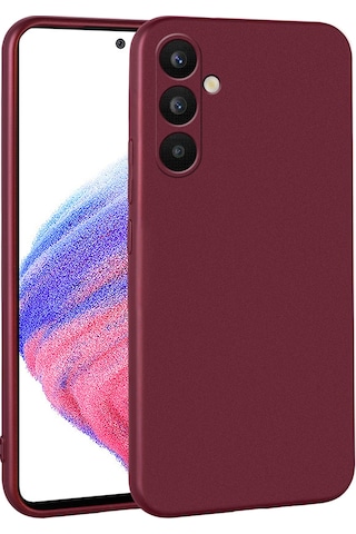 Zore Galaxy Uyumlu A34 Kılıf Premier Silikon Kapak - Mürdüm Mürdüm