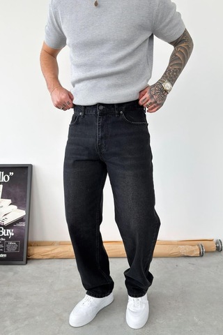 Füme Basic Baggy Fit Pantolon Füme