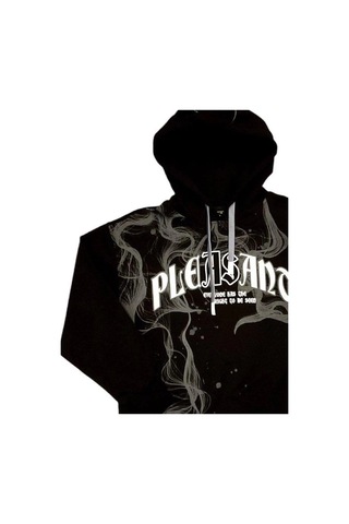 Carinos Erkek Çocuk Kapüşonlu Batik Desenli Sweatshirt-14697 Siyah
