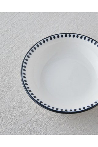 English Home Black Dots Porselen Çerezlik 11 Cm Siyah - Beyaz Siyah - Beyaz