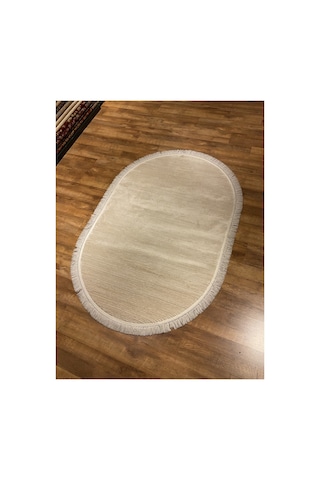 Daphne 02900a Bej Oval Halı Çok Renkli