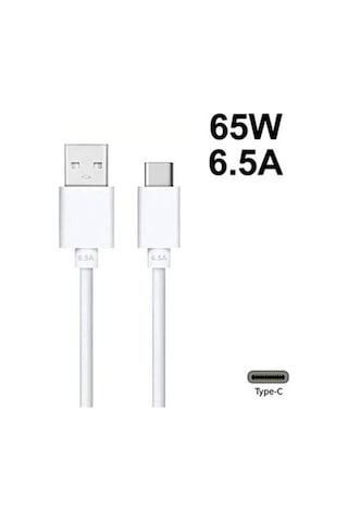 Oppo Vooc Type-C Şarj Ve Data Kablosu 65W 6.5A Realme Superdart (549388816)
