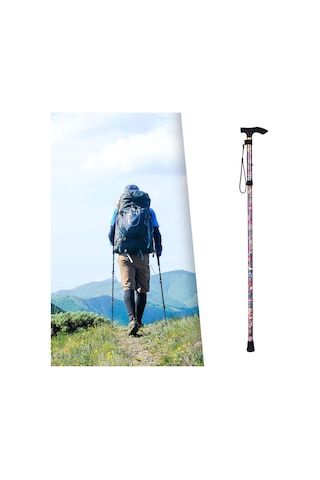 Dolıty Katlanabilir Trekking Bastonu Yaşlılar İçin Stil-d Stil D Çok Renkli