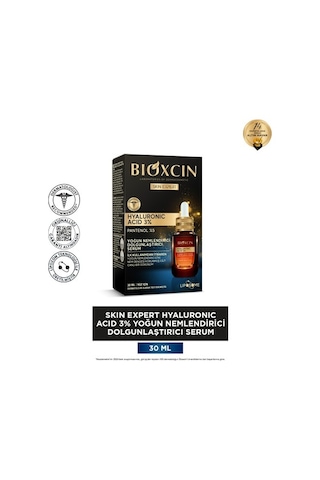 Bioxcin Hyaluronic Acid %3 Yoğun Nemlendirici Dolgunlaştırıcı Serum 30 Ml