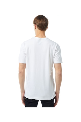 Alpha Industrıes Alpha Industries Alpha Leopard Erkek Beyaz T-shirt