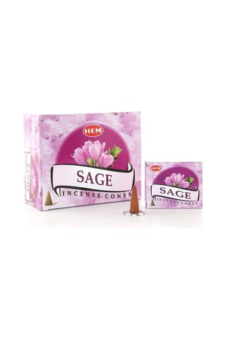 10adet Sage Aromalı Konik Tütsü Tütsülük Buhurdanlık 10adet Sage Aromalı Konik Tütsü Tütsülük Buhurdanlık