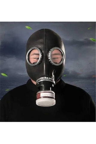 Trendooze Wenlin Yeni 64 Siyah Gaz Tam Maske - Sanat Ve Boya Maskesi