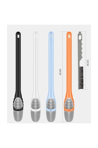 Ördek Tasarımlı Silikon Tuvalet Ve İnce Pratik Detay Fırçası