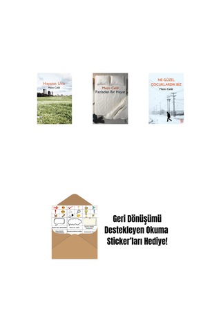 Hayatın Ucu + Fazladan Bir Hayat + Ne Güzel Çocuklardık Biz + Okuma Sticker'ları
