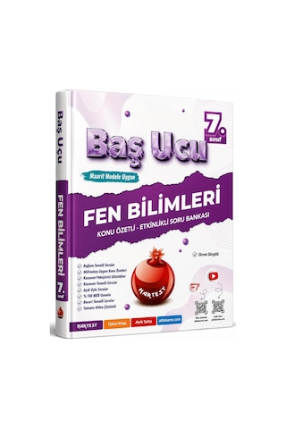 Nartest Yayınları 7. Sınıf Fen Bilimleri Baş Ucu Kitabı Maarif Modeli Nartest Yayınları 7. Sınıf Fen Bilimleri Baş Ucu Kitabı Maarif Modeli