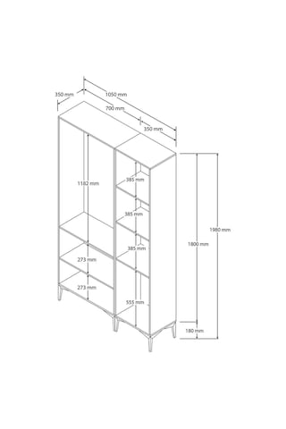 Set 5104-5102 Inca 6 Kapaklı 5 Askılı Raflı Portmanto Atlantik Çam Çam