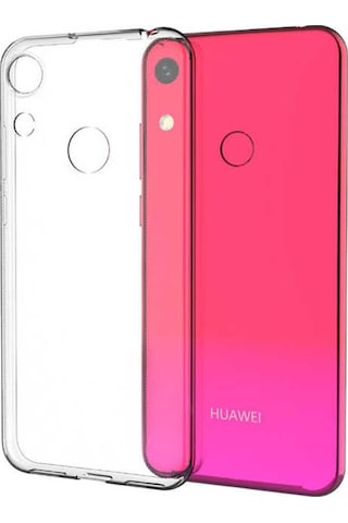 Huawei Honor 8A Kılıf Şeffaf Silikon Hibrit Case Renksiz