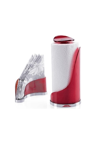 Flosoft F371 Carmen Havluluk ve Peçetelik Seti Kırmızı