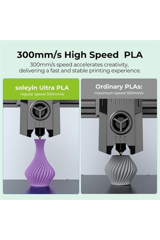 Creality Soleyin Ultra Pla Mat Gri Filament 1.75mm 1kg