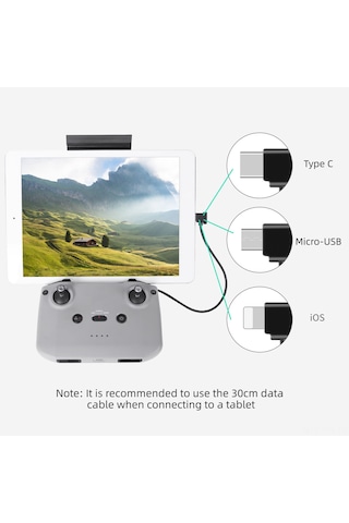 Geekyou Djı Cihazlar İçin 30cm Uzunluklu Type-c'den Type-c'ye Veri Kablosu Mini 2/air 2/pocket 2/osmo Pocket/fpv Gözlüğü Uyumlu