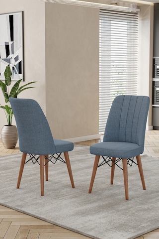 80x170cm Mutfak Masası Takımı 4 Kişilik Açılır Masa Sandalye Takımı -yemek Odası-mdf Ceviz - Solo Gri