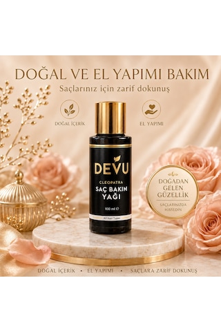 Devu Cleopatra Saç Bakım Yağı 100 ML