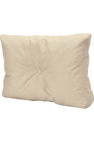 Dış Ve Iç Mekan Palet Bahçe Balkon Havuz Başı Yat Minderi Koltuk Minderi Yan Kol Krem