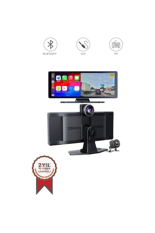 Torima T94c41 Wifi Bluetooth 4k Carplay Ön-arka Araç Kamerası