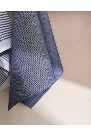 Madame Coco Andre 2'li Kurulama Bezi Hvlu0000000144 40 x 60 CM  Beyaz - Lacivert