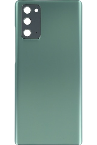 Cbtx Samsung Galaxy Note20 Uyumlu Kamera Lens Kapaklı Pil Arka Kapağı Yeşil