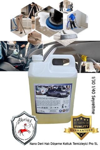 Abrias Nano Halı Leke Deri Ve Döşeme Temizleyici Pro 5kg 1/40