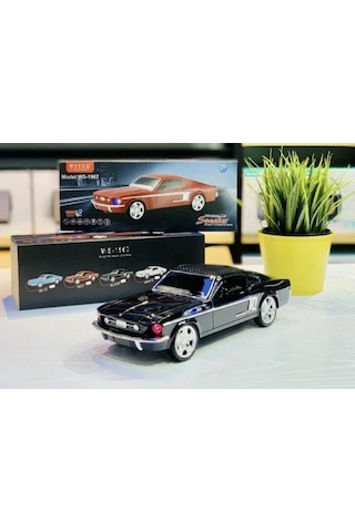 Wster Ws-1967bt Ford Mustang Gt 1967 Model Araba 10 W Fm Radyo Bluetooth Hoparlör Siyah