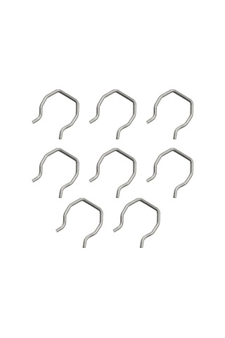 Shineyee 8 Adet Yakıt Enjektörü Bağlantı Klipsi - Metal U Tipi Kilit Kelepçesi