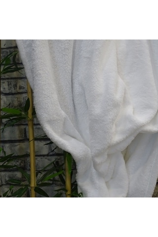 Mulberry Wellsoft Battaniye Dört Mevsim Televizyon Battaniyesi Peluş Polar Battaniye Tek Kişilik 170 x 230 Beyaz