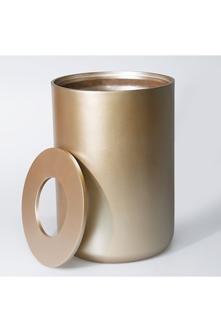 Luxe Büyük Çöp Kovası Vizon