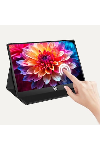 Npo Npm6t 15.6" Ips Fhd 5ms 60hz Type-c Telefon&oyun Konsolu Uyumlu Dokunmatik Taşınabilir Monitör