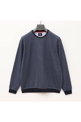 Dio Rise Erkek Uzun Kol İnce Sweatshirt - Czt-130 - Petrol - Lacivert Petrol - Lacivert