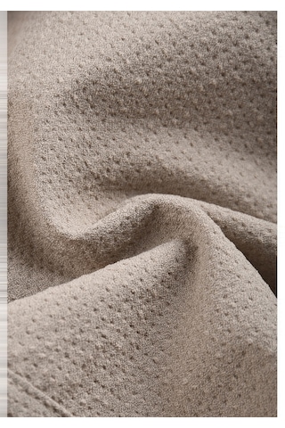 Deepsea Erkek Bej Likralı Gofre Kumaş Beli Lastikli İpli Slim Fit Günlük Pantolon 2600650 Bej