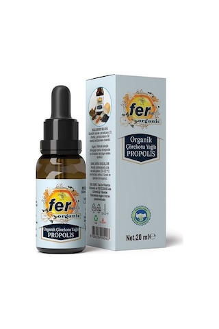 Fer Organik Çörekotu Yağlı Propolis 20 ML Fer Organik Çörekotu Yağlı Propolis 20 ML