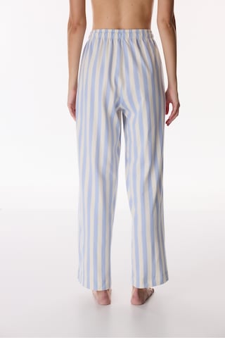 Penti Mavi Cozy Club Çizgili Pamuklu Pantolon Pijama Altı