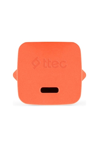 Smartcharger Gan 20w Pd Seyahat Hızlı Şarj Aleti + Usb-c - Usb-c 3a Kablo Neon Neon Turuncu